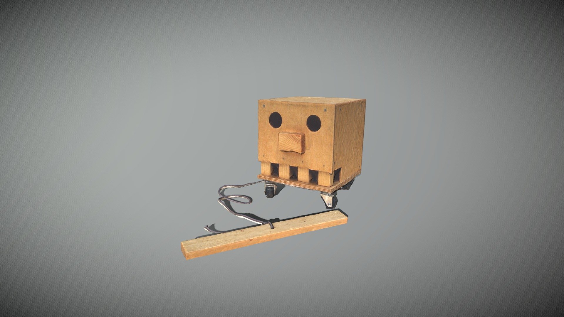 Колобок Малевича - 3D model by slavashatrovoy [5de1055] - Sketchfab