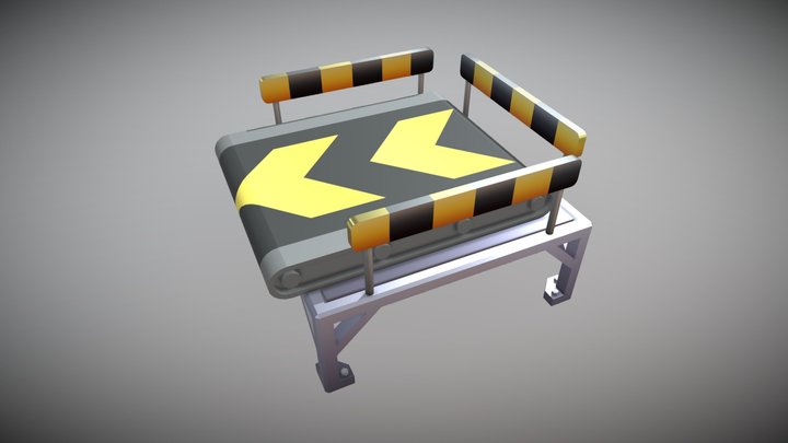 Sample Conveyor Belt 3D Model