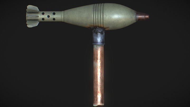 Mortar Hammer. 3D Model