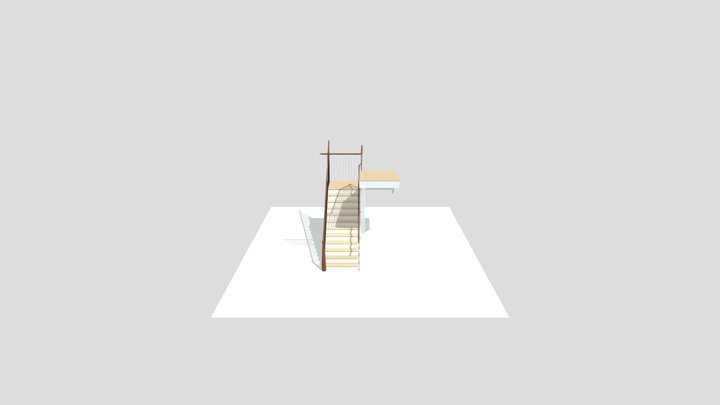 Ayotte stair round base 3D Model