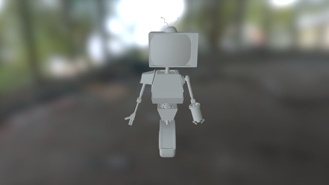 Bin Bot 3D Model