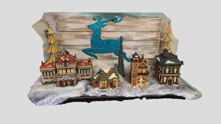 Christmas Village 2 3D Model