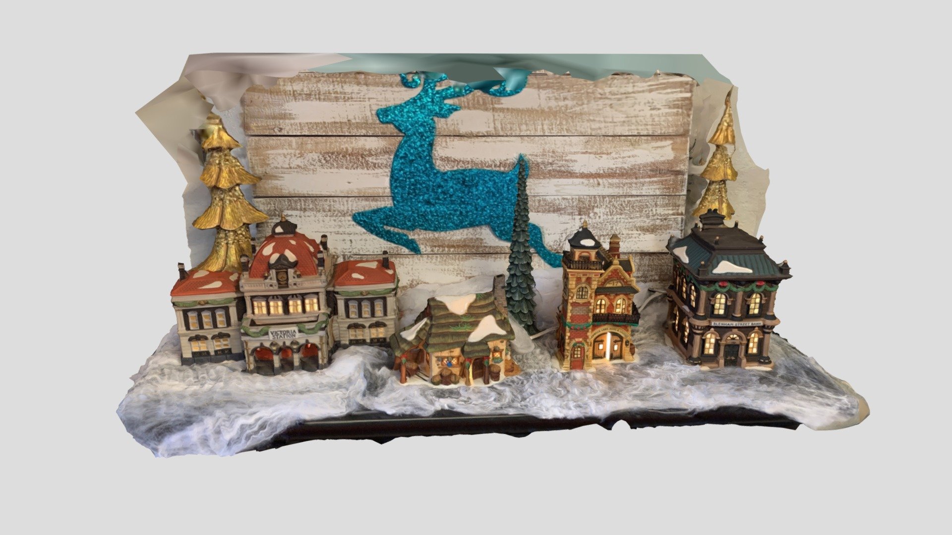 Christmas Village 2 - Download Free 3D model by iray3d [5de36ad ...