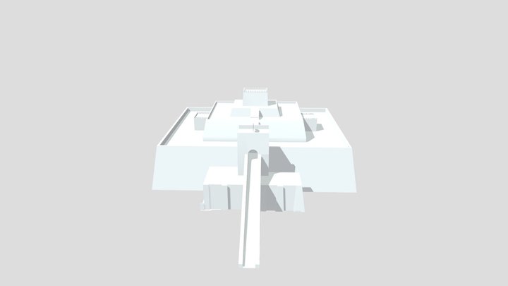 Ziggurat of Ur Model 3D Model