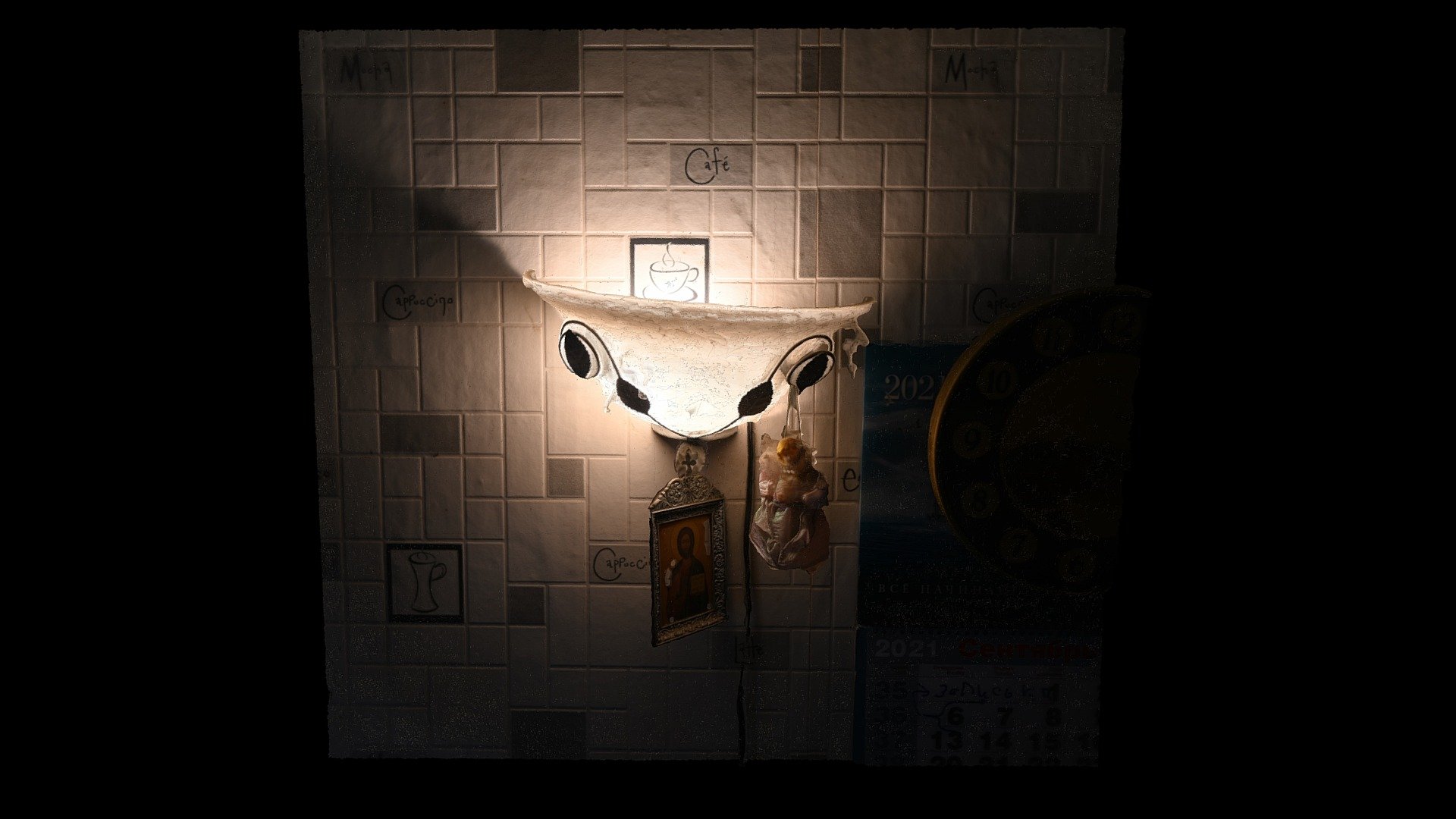 Light On The Wall 3d Model By Neominigan Neominigan 5de6456 Sketchfab 9843