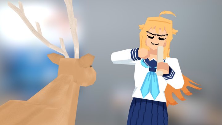 Shikanono Nokonoko Koshitantan 3D Model