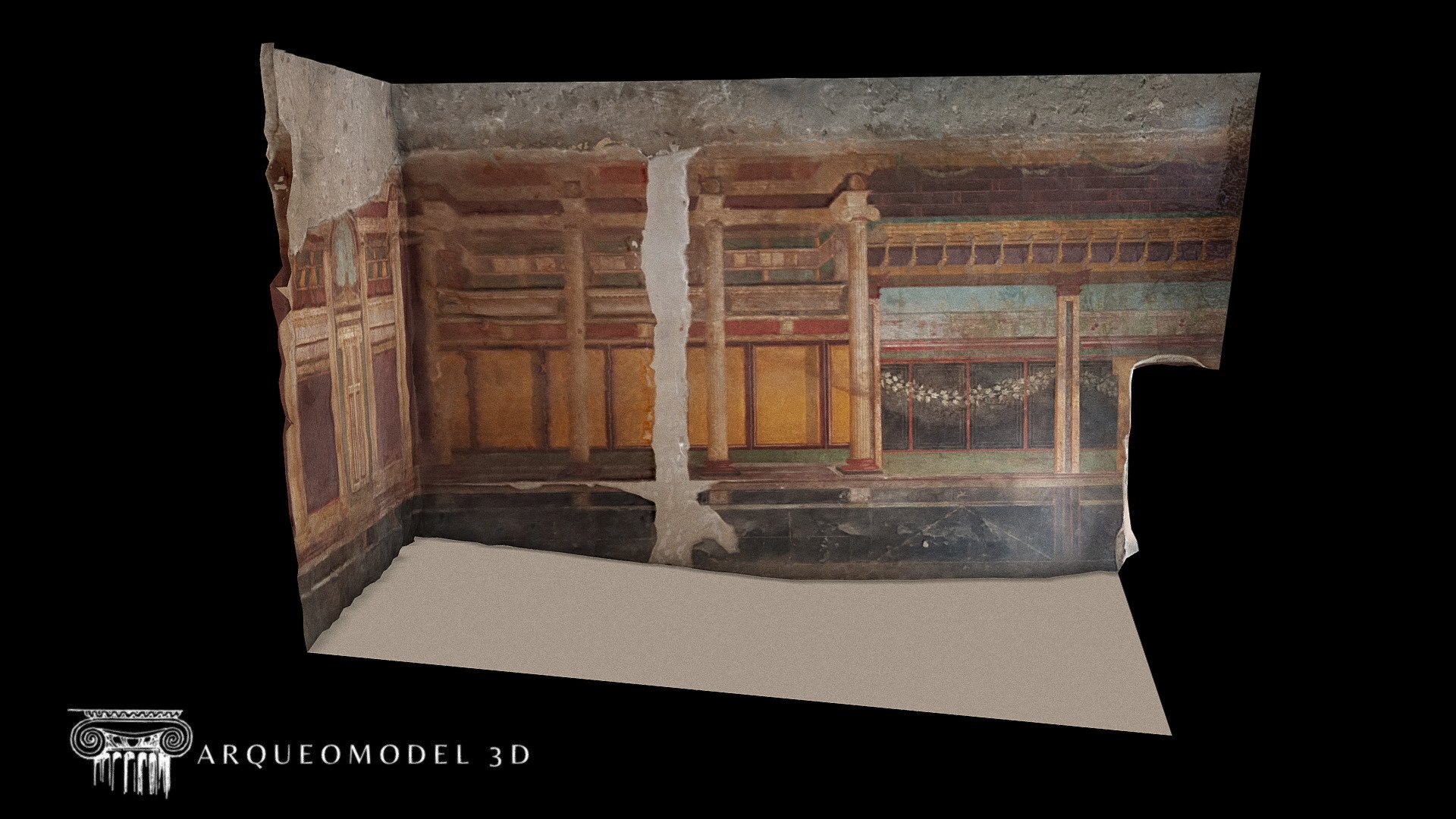 MYSTERY VILLA ROOM ¿? - POMPEII (RETOPOLOGY)