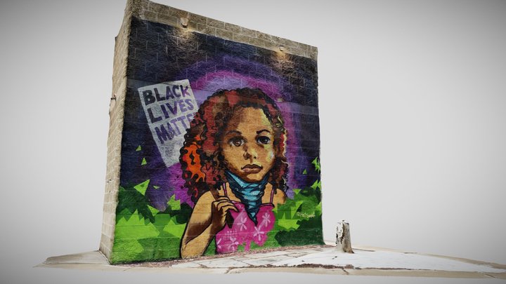 BLM Mural LiDar Scan 3D Model