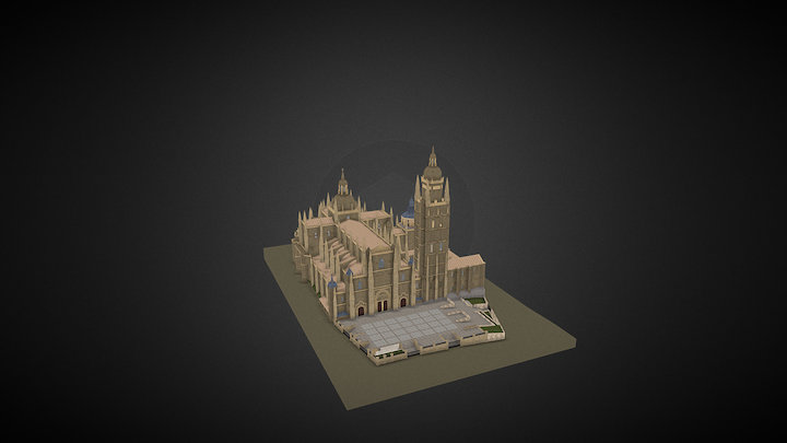 Catedral Segovia 3D Model