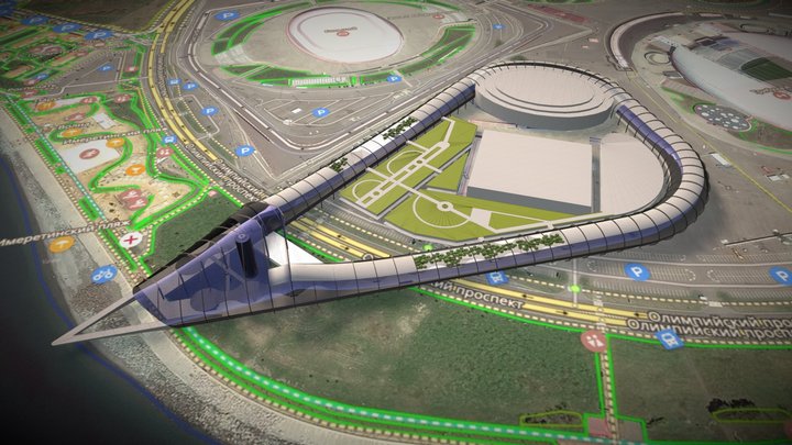 Sochi concept 2 3D Model