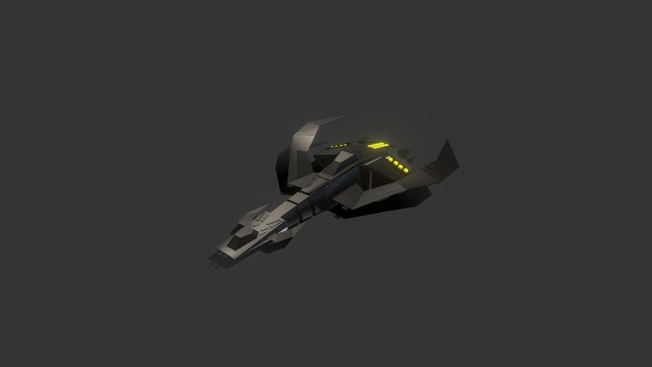 Ship Work In Progress 3D Model