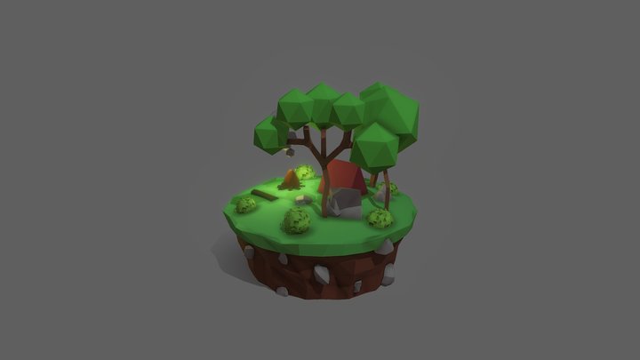 island 3D Model
