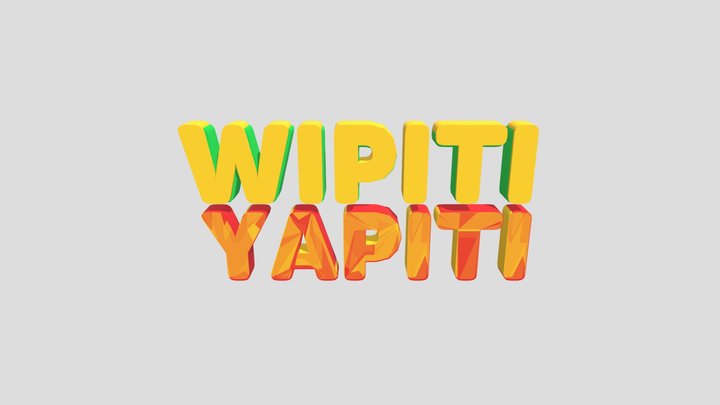 Wipiti Yapiti Logo 3D Model