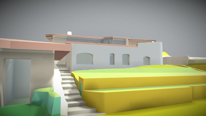 Villa in Porto Sa Ruxi 3D Model