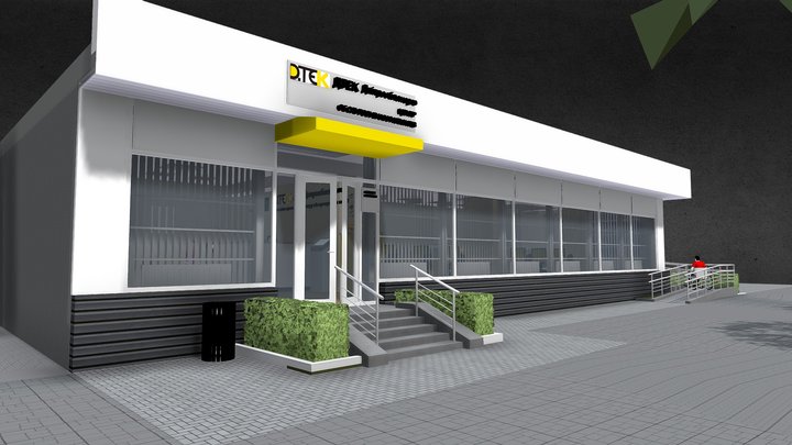 SLOBOZHANSKY SERVICE CENTER 3D Model