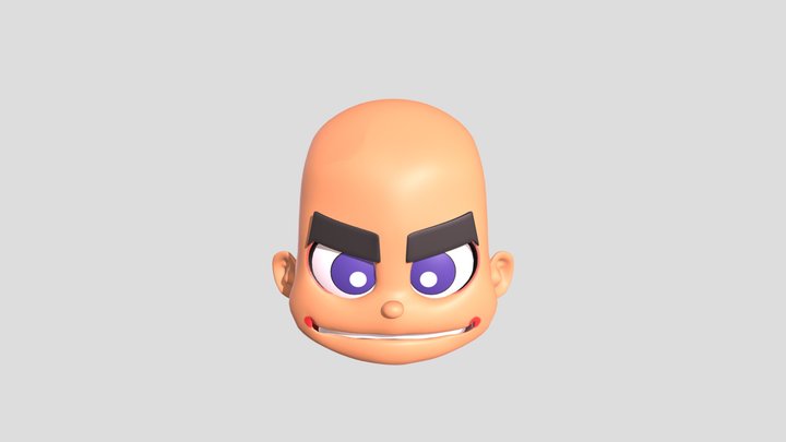 Goemon_head 3D Model