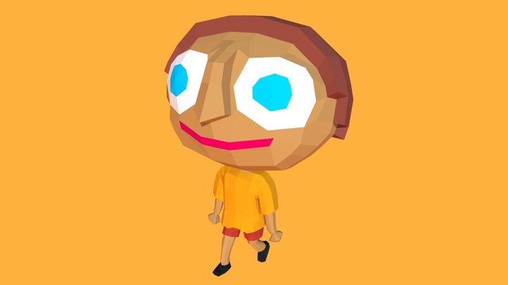 Ice Scream NPC Child 3D Model