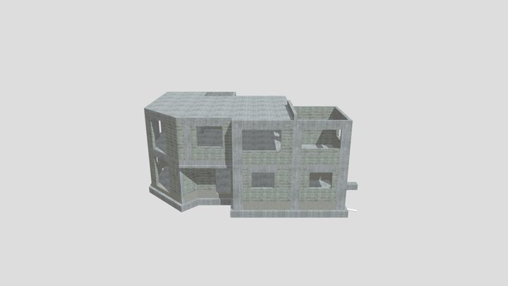 Modèle chalet Font-Romeu EXE01 3D Model