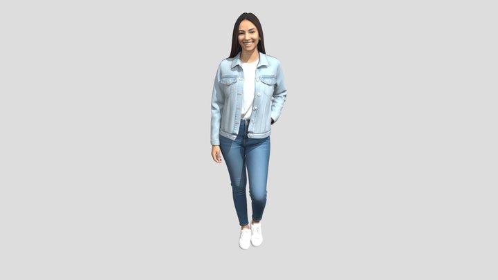 Casual Denim Look – Modello 3D gratuito STL