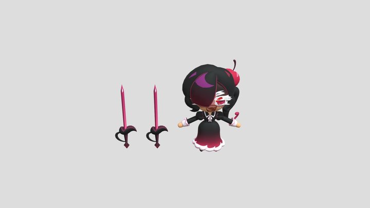 Cherry Cola Cookie (Tower of Adventures) 3D Model