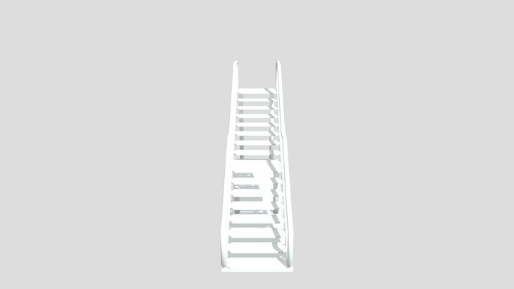 Wheelie Stairs 3D Model