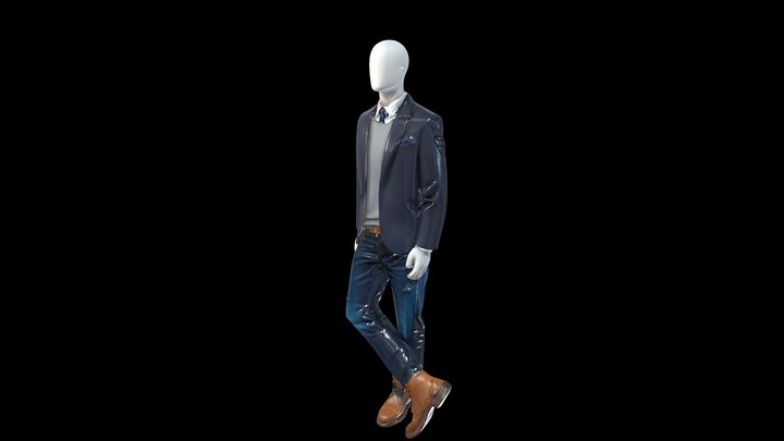 Metaretail: Maniqui denim (TRIPO) – Modèle 3D gratuit STL