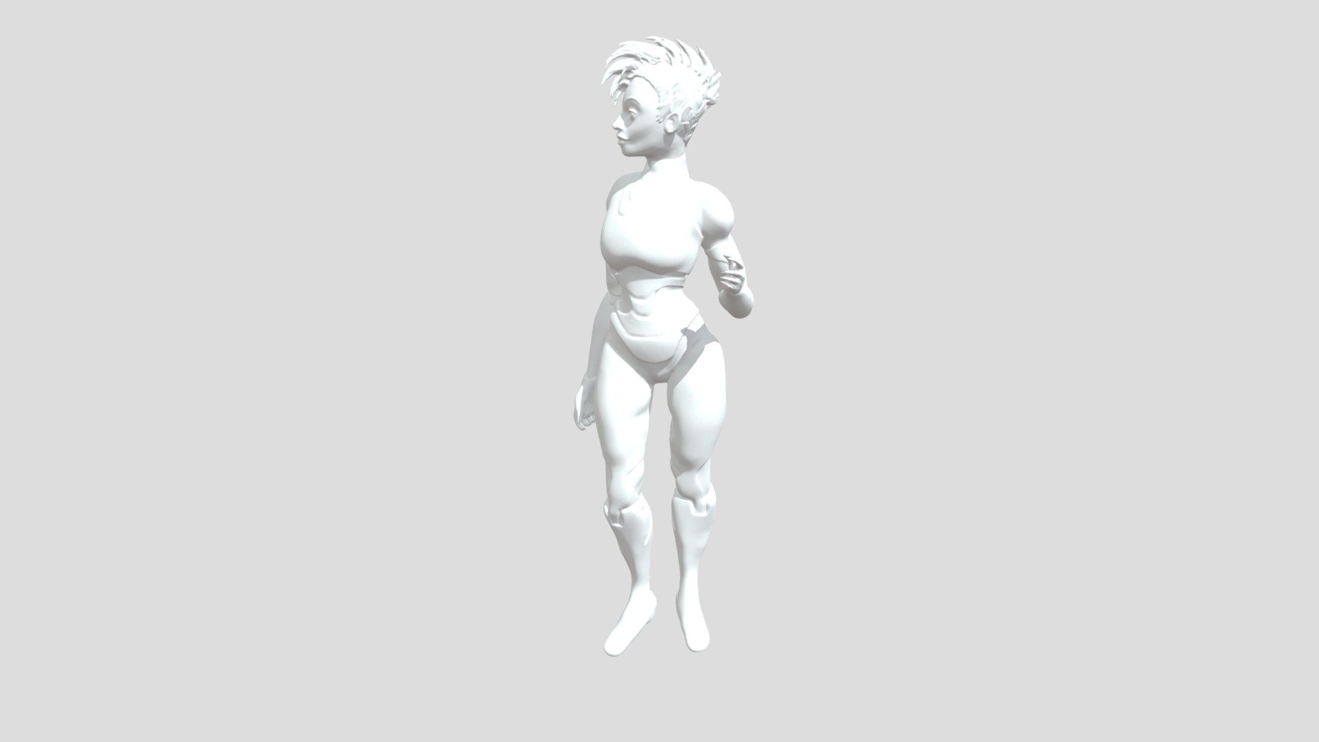 TRON character design (high def mesh)