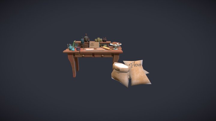 1IGP32_D_VanLooveren_Seb_A03_ArtisansDeskP1 3D Model