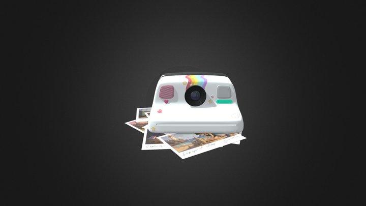 stylized poloroid cam