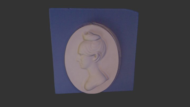 Bas Relief - Maria Hester Monroe  3D Model