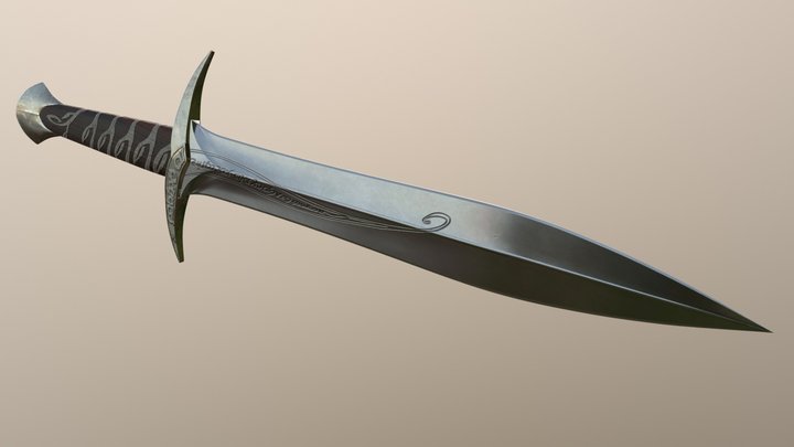 Sting_ the Sword of Frodo Baggins 3D Model