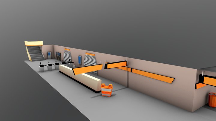 Metro Color 3D Model