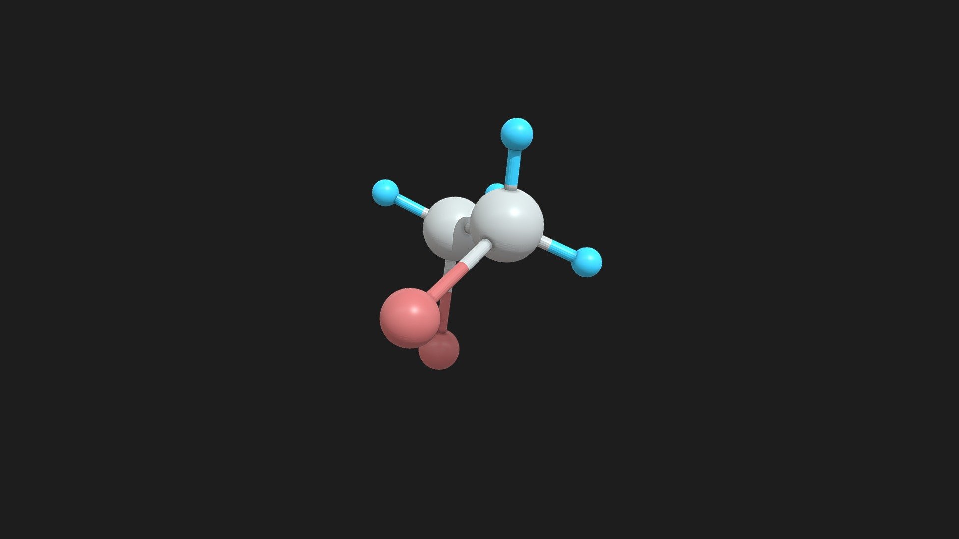 Dibromoethane 300deg Rotation