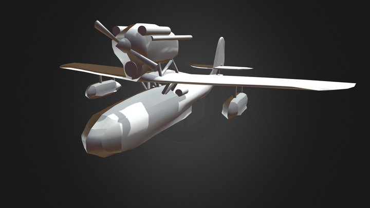 Plane (Porco Rosso) 3D Model