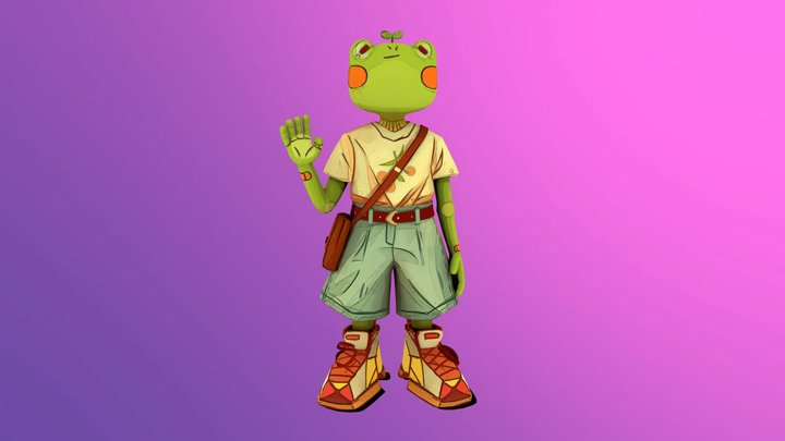 🐸QUA | ЖАБ | FROG Сharacter 🐸 Handpainted 🐸