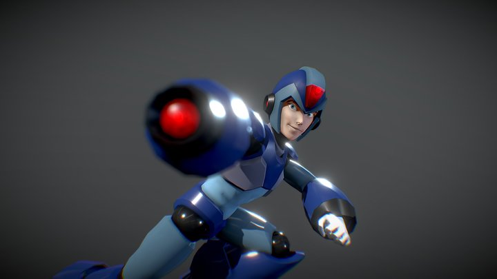 Megaman X 3D Model