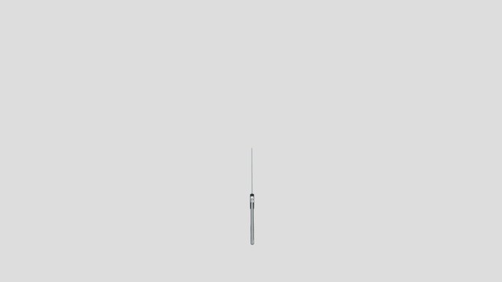 Thermal Katana /Silver/ 3D Model