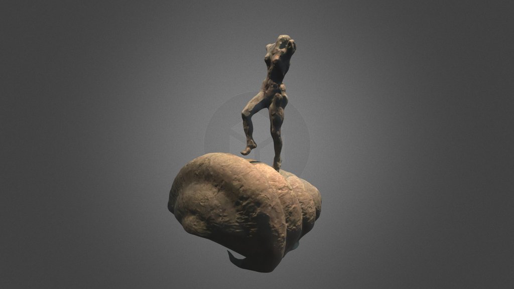 Mujer Subiendo La Escalera - DALÍ