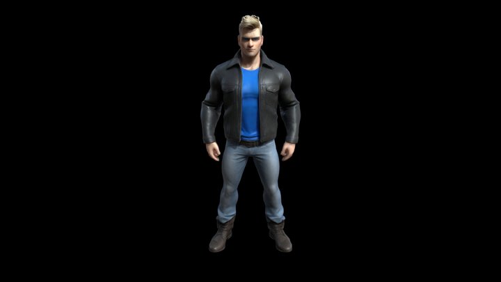 Hero_ Character 3D Model