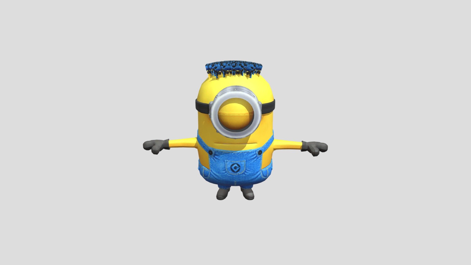 New version of Carl the minion - Download Free 3D model by ...