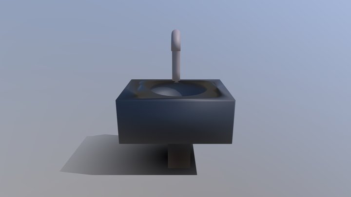 Lavabo Obj 3D Model