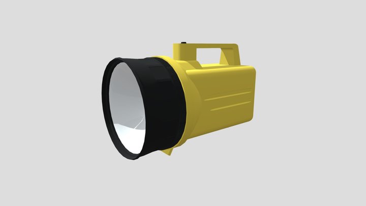 ДЗ детализация Фонарик 3D Model