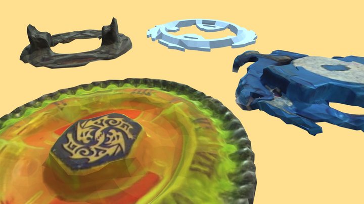 Beyblades Project 3D Model