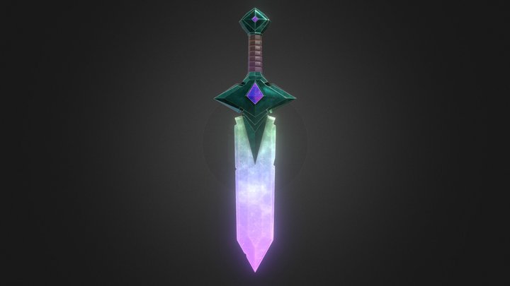 Magical Sword 3D Model