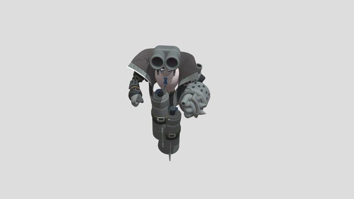 Mr wpnz Running 3D Model