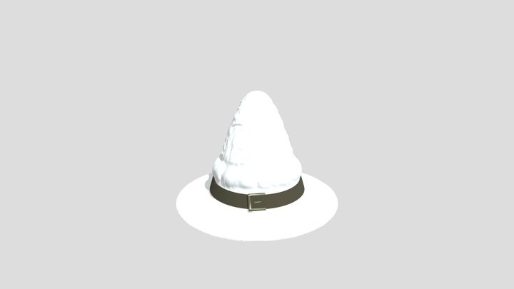 Fire Mage Hat 3D Model