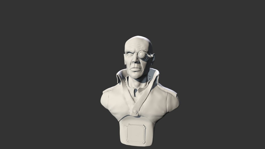 Generals Bust - 3D model by PellucidJudge [5dfeff6] - Sketchfab