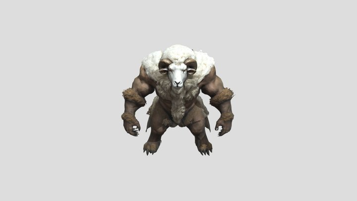 sheepman hybrid monster 3D Model