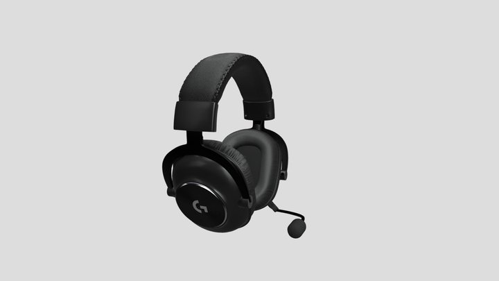 Logitech G Pro X (Headphones) 3D Model