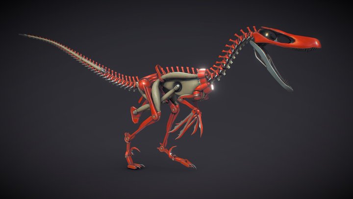 Robot Dino 3d on Behance